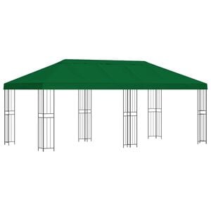 vidaXL Paviljonas su &scaron;oninėmis sienelėmis 6 x 3 m Žalia