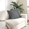 vidaXL Sofa Pagalvės 2 pcs Tamsiai pilka 45 x 45 cm audinys