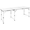 vidaXL Sulankstomas Stalas Stovyklavimui i&scaron; Aliuminio 180 x 60 cm