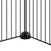 vidaXL Augintinių narvas, 44 segmentai, juodas, 35x35cm, plienas