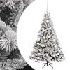 vidaXL Dirbtinė Kalėdų eglutė su burbulais 120 cm 150 LED &Scaron;ilta balta