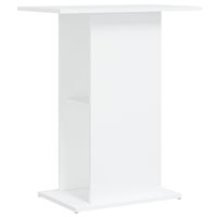vidaXL Akvariumo stovas, baltas, 60,5x36x72,5cm, apdirbta mediena