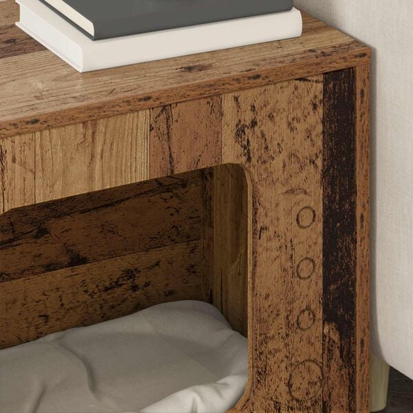 vidaXL Katės namelis Senas medis 51 x 30 x 42 cm Apdirbta mediena