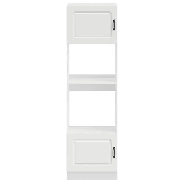 vidaXL Orkaitės spintelės, 2vnt., Kalmar, balta, apdirbta mediena