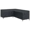 vidaXL Baldų uždangalas 250 x 180 x 80 cm 420D Oksfordo audinys Juodas