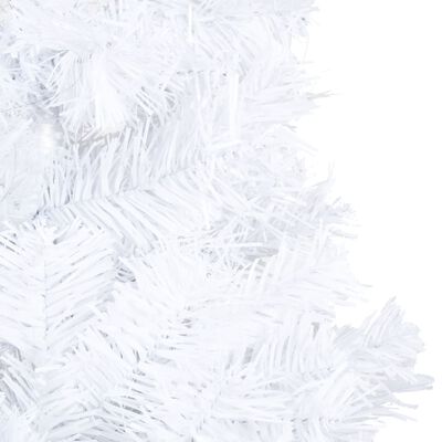 vidaXL Dirbtinė Kalėdų eglutė su storomis šakomis, balta, 240cm