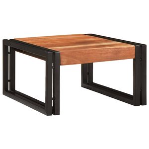 vidaXL Vonos lentyna Ruda 40 x 50 x 23 cm Kietos akacijos mediena