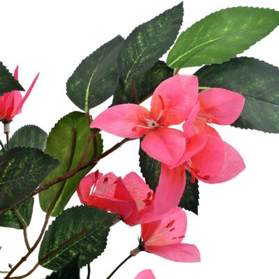 vidaXL Dirbtinis rododendras su rožinės spalvos vazonu, 165 cm