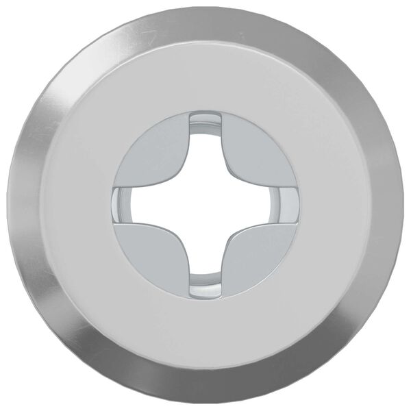 vidaXL Užrakto veržlė 2 pcs Sidabro M6 x 15 mm Plienas