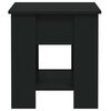 vidaXL Kavos staliukas, juodas, 101x49x52cm, apdirbta mediena