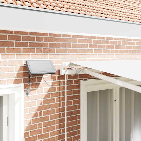 vidaXL I&scaron;traukiama markizė Balta 350 x 250 cm Audinys ir plienas