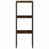 vidaXL Knygų spinta, sukraunamos, dūminio ąžuolo, 30x30x80cm, mediena