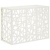 vidaXL Kondicionierių uždangalas Balta 110 x 50 x 80 cm Plienas