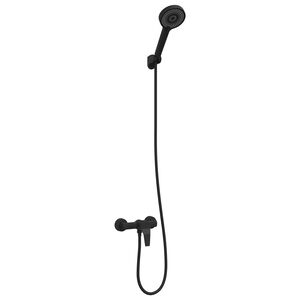 vidaXL Du&scaron;o galvutės rinkinys Juodas G 1 / 2 colių Žalvaris