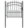 vidaXL Tvoros vartai su smailiais EMMEN 104 x 97 cm