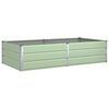 vidaXL Lovelis Pastelinė žalia 195 x 100 x 45 cm Cinkuota plienas