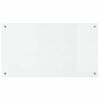vidaXL Virtuvės užpakalinė plok&scaron;tė Skaidrus 90 x 50 cm