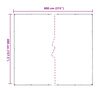 vidaXL Tentas Skaidrus 4 x 8 m PVC