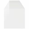 vidaXL TV sieninė spintelė 2 pcs Blizgus baltas 78,5 x 31 x 29,5 cm