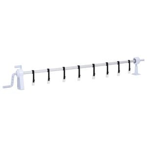 vidaXL Baseino uždangalo susukimo volas su plastikiniu pagrindu