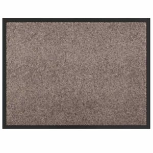 vidaXL Durų kilimėlis Smėlio 60 x 80 x 1.2 cm Teddy Audinys
