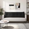 vidaXL Apsaugos Pagalvė Juoda 160 x 24 x 50 cm Aksomas