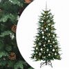 vidaXL Dirbtinė kalėdinė eglutė su rutuliuku 150 cm 150 LED