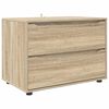vidaXL Oppbevaringsskap 80 x 48 x 57 cm Apdirbta mediena