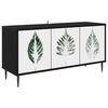 vidaXL Televizoriaus spintelė HANAU 102 x 33 x 51 cm Juodojo ąžuolo