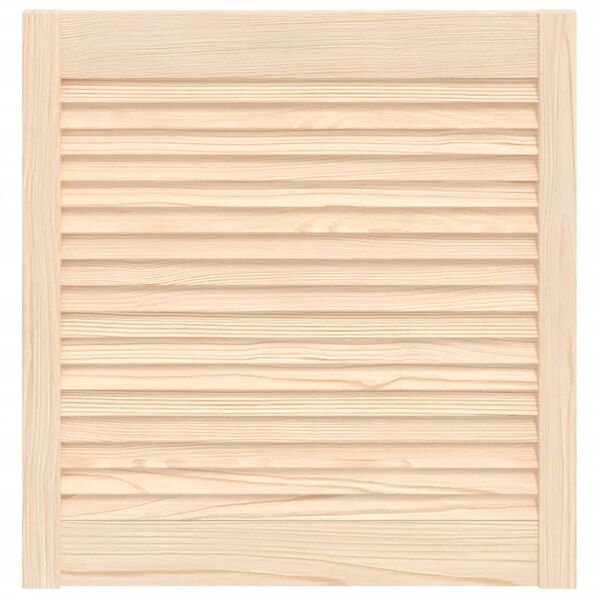 vidaXL Spintelės durelės, 61,5x59,4cm, pušis, žaliuzių dizaino