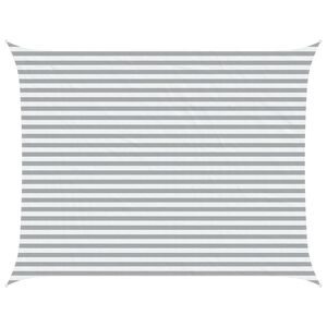 vidaXL Saulės burė &Scaron;viesiai pilka ir balta. 4,5 x 3,5 m