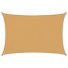vidaXL Burė nuo saulės, smėlio, 2,5x3,5m, HDPE, 160g/m&sup2;, stačiakampė
