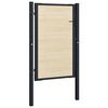 vidaXL Vartai, 107x200cm, plienas ir eglės mediena (144576+146531)