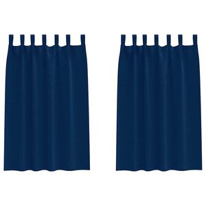 vidaXL Užuolaidos su žiedais, blokuojančios &scaron;viesą 2 pcs