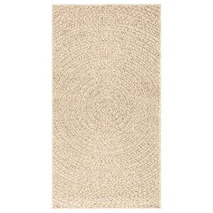 vidaXL Kilimas ZIZUR, 60x110 cm, džiuto imitacija, vidaus ir lauko