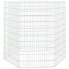 vidaXL Aptvaras gyvūnams, 6 segmentai, 54x100cm, galvanizuota geležis