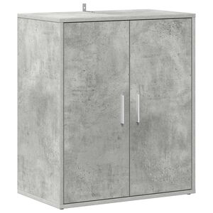 vidaXL Spintelė batams, betono pilka, 60x35x70cm, apdirbta mediena