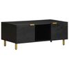 vidaXL kavos staliukas juodas 100x54x40 cm Engineered Wood