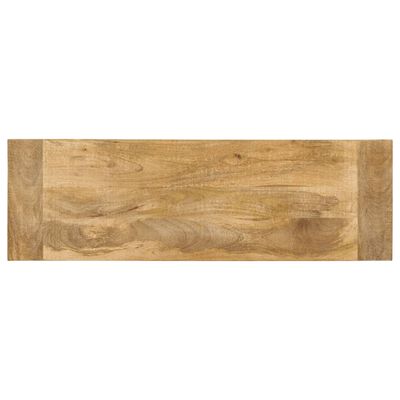 vidaXL Suoliukas, 110x35x45cm, mango medienos masyvas