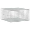 vidaXL Gabionas su 3,5 mm laidu ir 5x5 cm tinkleliu 100x100x50 cm