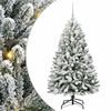 vidaXL Dirbtinė Kalėdų eglutė 120 cm 150 LED &Scaron;ilta balta