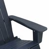vidaXL Adirondack sūpynės kėdės 2 pcs Tamsiai mėlyna HDPE