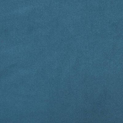 vidaXL Krėslas, mėlynos spalvos, 54x59x99cm, aksomas