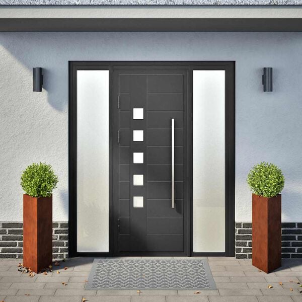 vidaXL Sodo loveliai 2vnt. 30x26x75cm oro sąlygoms atsparus trikampiai