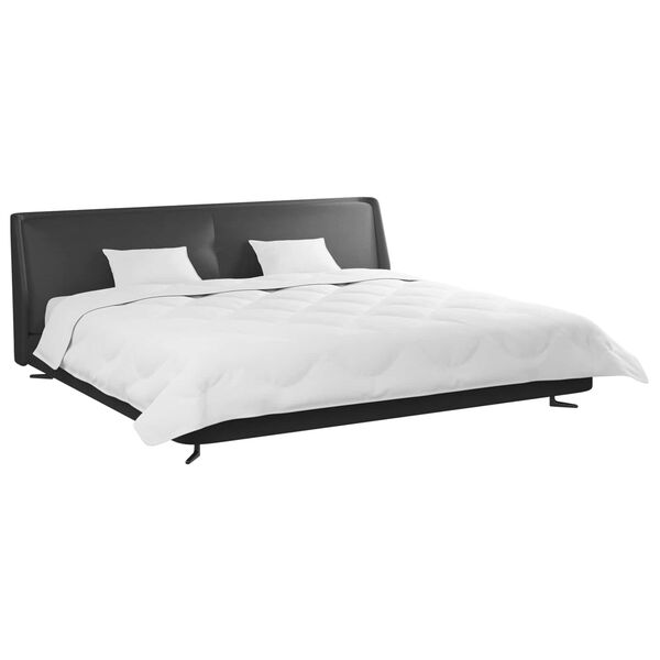 vidaXL Žiemos antklodė su pagalve 3 pcs Balta Mikropluo&scaron;tas