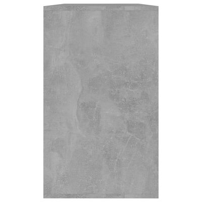 vidaXL Šoninė spintelė, betono pilkos spalvos, 120x41x75cm, MDP