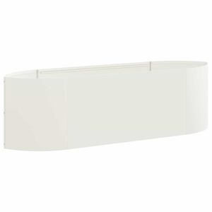 vidaXL Pakelta sodo lova Balta 140 x 40 x 40 cm Plienas