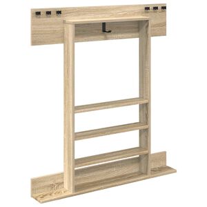 vidaXL Biliardo lazdos stovas Apdirbta mediena 93 x 12 x 103 cm
