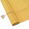 vidaXL Roletas Geltona 100 x 220 cm Bambukas