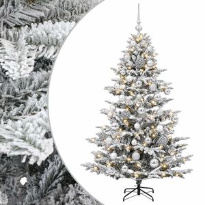 vidaXL Dirbtinė kalėdinė eglutė su rutuliuku 150 cm 150 LED